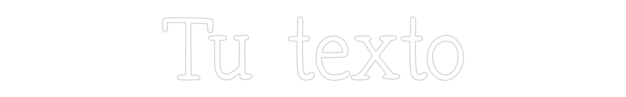 Neon personalizado: Tu texto