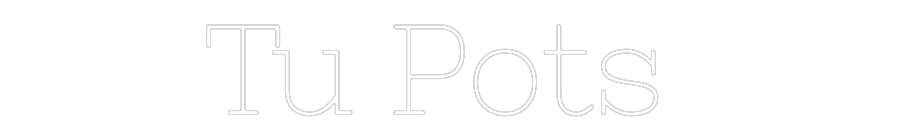 Neon personalizado: Tu Pots