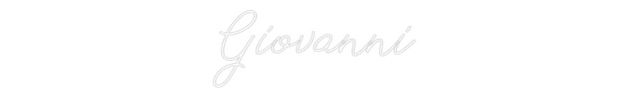 Neon personalizado: Giovanni