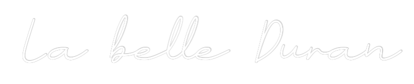 Neon personalizado: La belle Duran