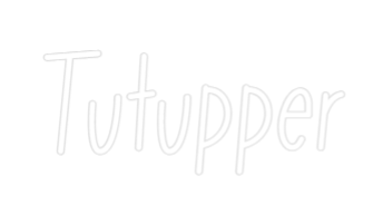 Neon personalizado: Tutupper