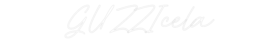 Neon personalizado: GUZZIcela