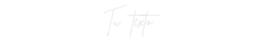 Neon personalizado: Tu texto