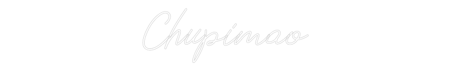 Neon personalizado: Chupimao