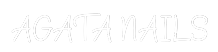 Neon personalizado: AGATA NAILS
