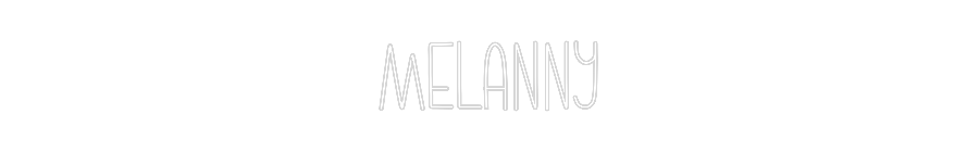 Neon personalizado: MELANNY