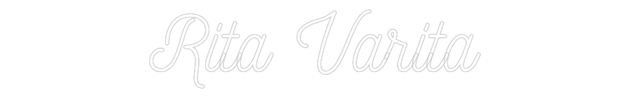 Neon personalizado: Rita Varita