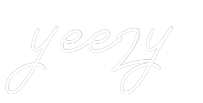 Neon personalizado: yeezy
