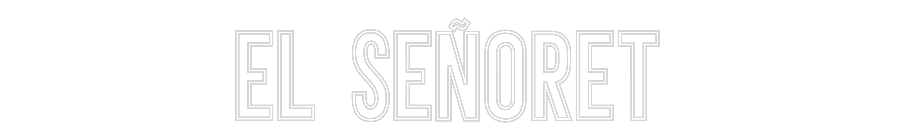 Neon personalizado: el señoret