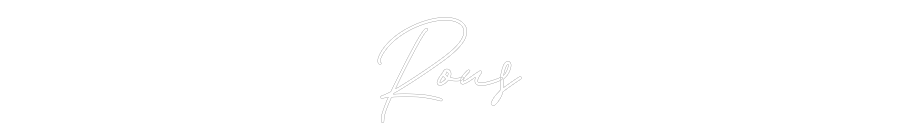 Neon personalizado: Rous