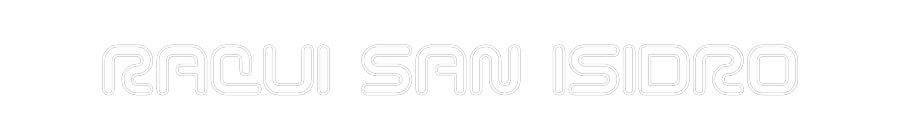 Neon personalizado: RAQUI SAN ISI...