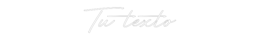 Neon personalizado: Tu texto