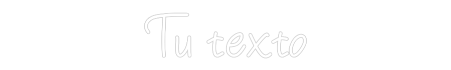 Neon personalizado: Tu texto