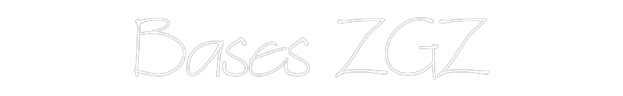 Neon personalizado: Bases ZGZ