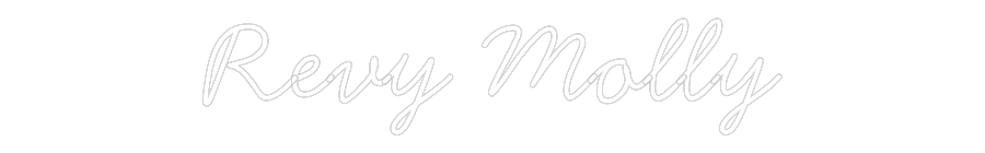 Neon personalizado: Revy Molly