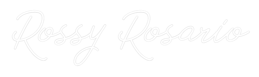 Neon personalizado: Rossy Rosario