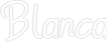 Neon personalizado: Blanca