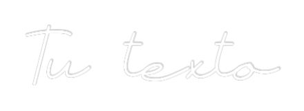 Neon personalizado: Tu texto
