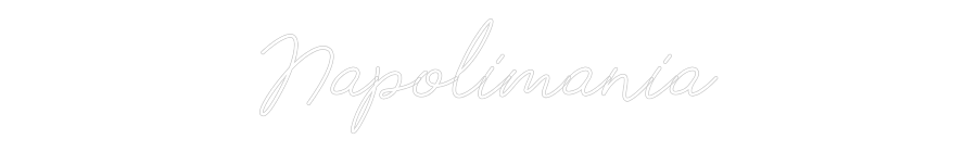 Neon personalizado: Napolimania
