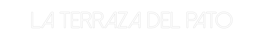 Neon personalizado: LA TERRAZA DE...