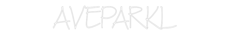 Neon personalizado:  AVEPARKL