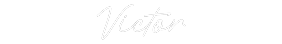 Neon personalizado: Victor