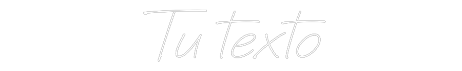 Neon personalizado: Tu texto