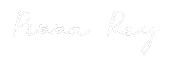 Neon personalizado: Pizza Rey