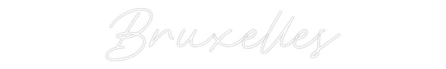 Neon personalizado: Bruxelles