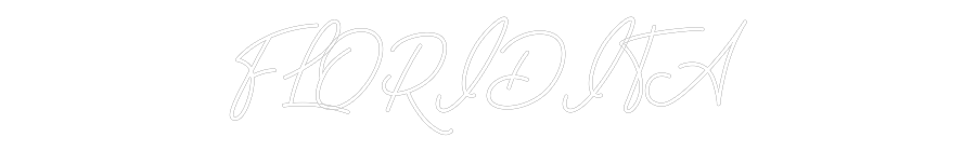 Neon personalizado: FLORIDITA