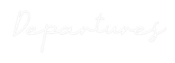 Neon personalizado: Departures