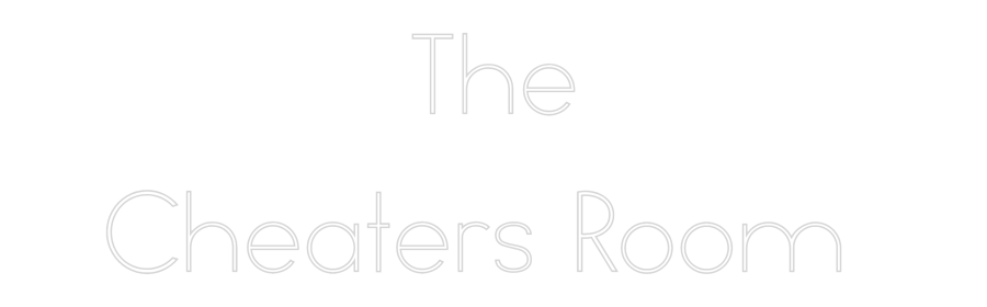 Neon personalizado: The
Cheaters...