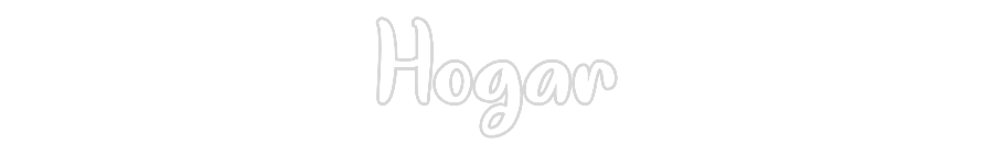 Neon personalizado: Hogar