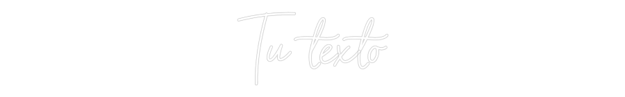 Neon personalizado: Tu texto
