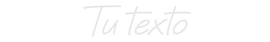 Neon personalizado: Tu texto