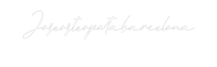 Neon personalizado: Joseosteopata...