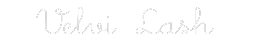 Neon personalizado: Velvi Lash
