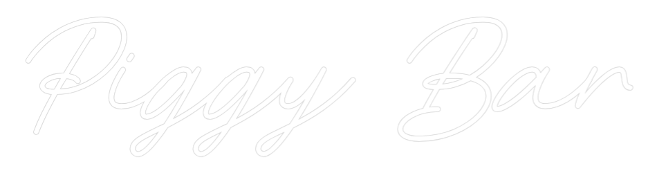 Neon personalizado: Piggy Bar