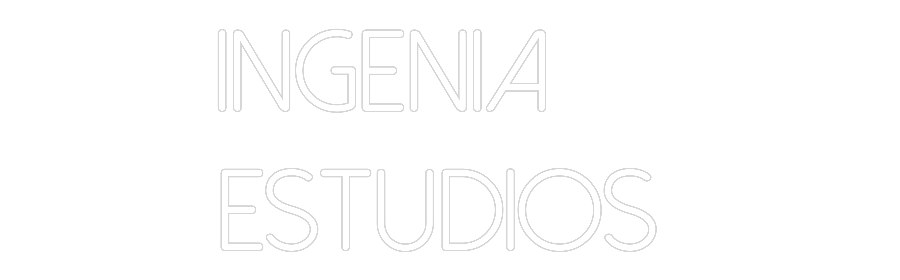 Neon personalizado: INGENIA
Estu...