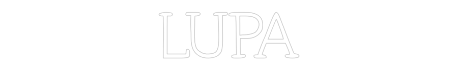 Neon personalizado: LUPA