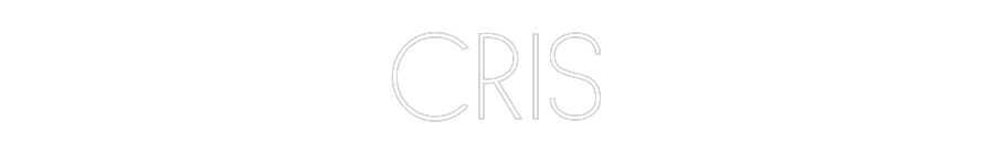 Neon personalizado: CRIS