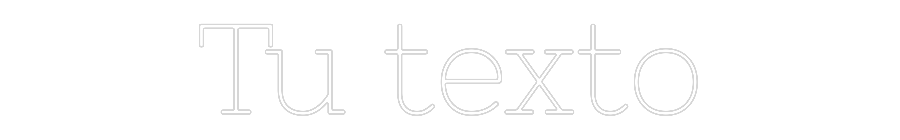Neon personalizado: Tu texto