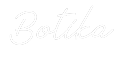 Neon personalizado: Botika