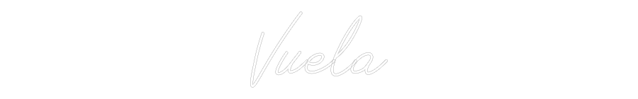 Neon personalizado: Vuela