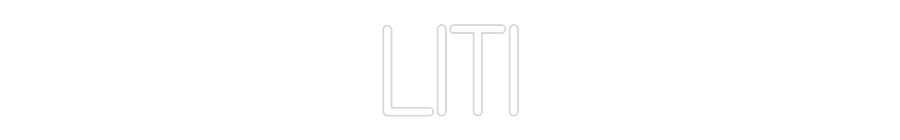 Neon personalizado: liti