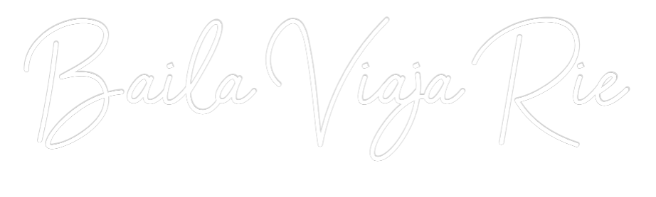 Neon personalizado: Baila Viaja Rie