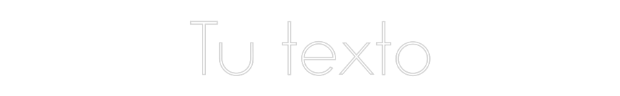 Neon personalizado: Tu texto