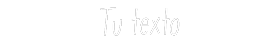 Neon personalizado: Tu texto