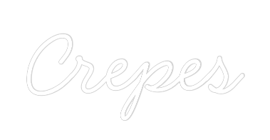Neon personalizado: Crepes