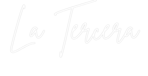 Neon personalizado: La Tercera